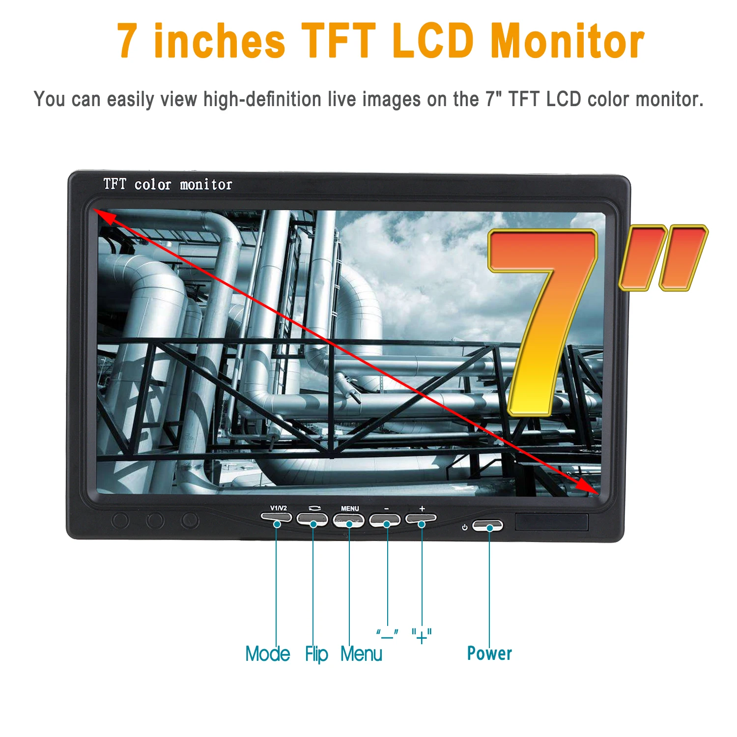 The 23MM Pipe Inspection Camera Head Hd camera