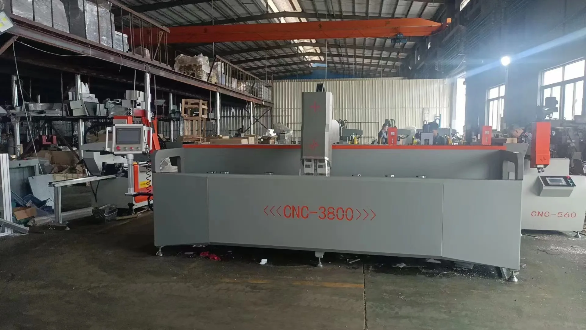 New CNC Machine Aluminum Profile Drilling Milling Door Window Manufacturing Furniture PVC UPVC Core Motor PLC Components