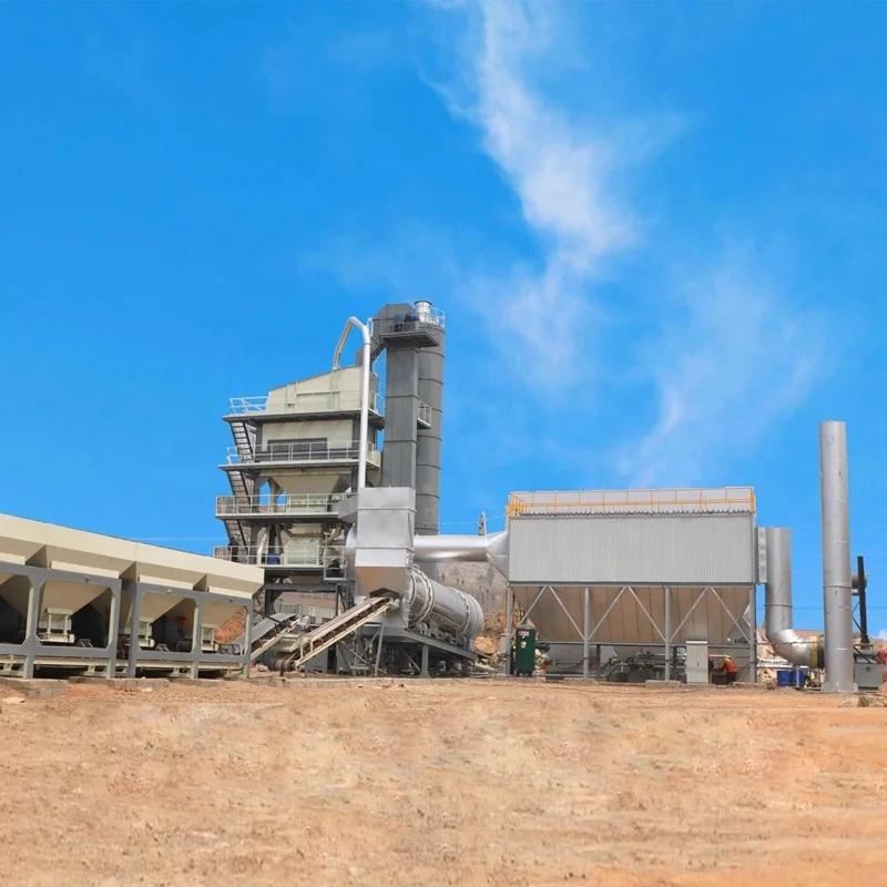 Asphalt Machine Mixing Plants Dry Batch Mix Portable Bitumin Drum Plant 80T/H Stationary Asphalt Mixing Plant Spare Parts