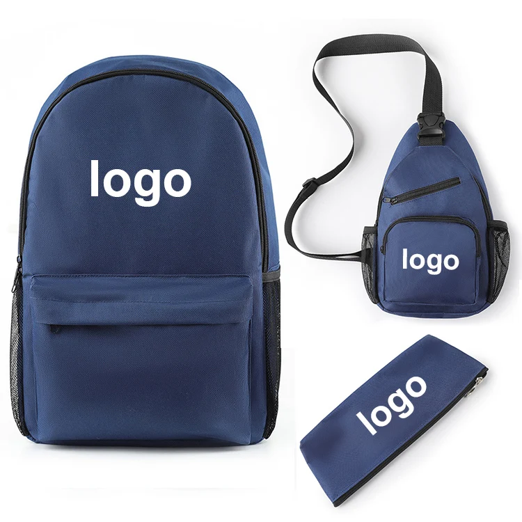 Подарок для девочек-подростков, комплект из 3 предметов, школьный рюкзак, 3 в 1, повседневный рюкзак, пенал, сумки через плечо, женский кошелек, сумка, ранец