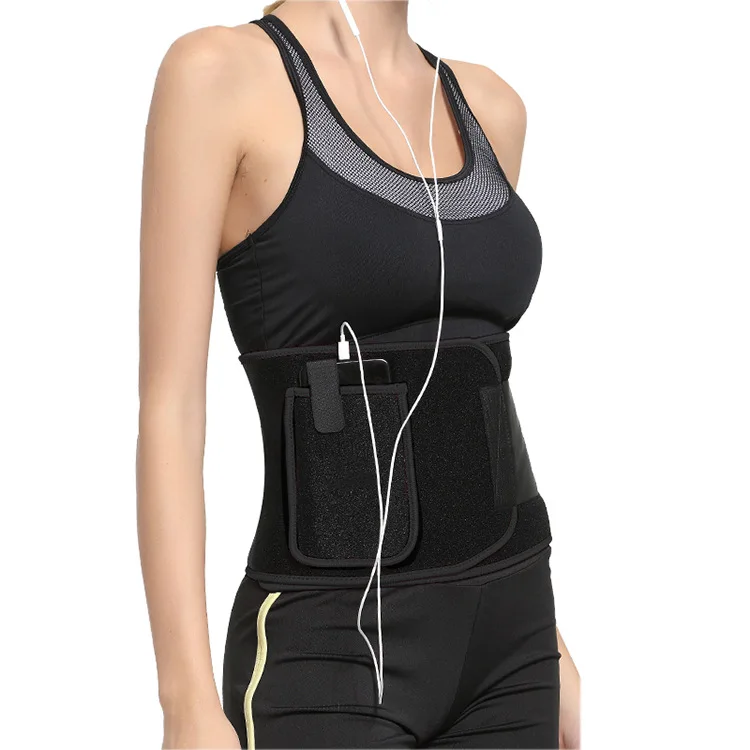 Hot sales 2023 New Arrival High Quality Elastic Black Lower Back Belt Nylon Sports Waist Protection for Adults Fitness Exercise Promotion