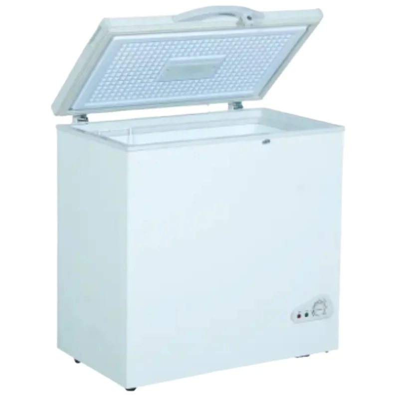 2023 Commercial Good Quality 72L Mini Capacity Chest Freezer With Embossed Aluminium Panels