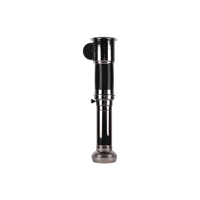 PINNOVO korean barbecue steel pipe telescopic copper tube for smoke in bbq commercial indoor restaurant smokeless pipe