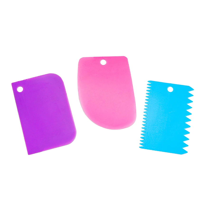 Лидер продаж на Amazon, высококачественный антипригарный резак, инструмент для выпечки, кондитерский инструмент, пластиковый скребок для крема для торта