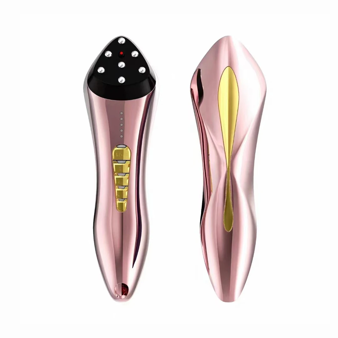 New RF EMS Face Lifting Electric Massage Facial Beauty Device Radio Frequency LED Light Therapy Skin Clean Portable Equipment