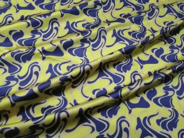 
New creative fashion digital printing imitation fabric for sewing shirt cartoon digital printed fabric 