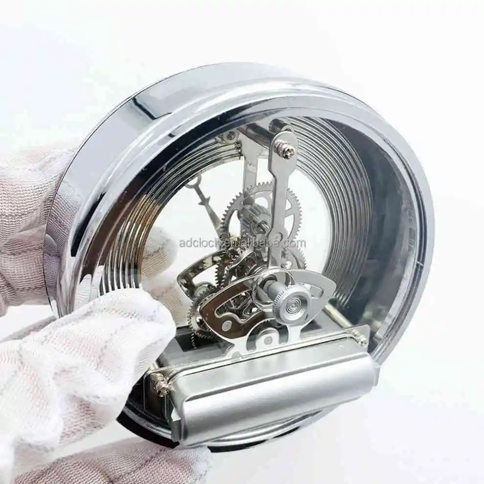 Factory Wholesale high quality Quartz Skeleton Clock Insert Metal Perspective Crystal Skeleton Clock Insert