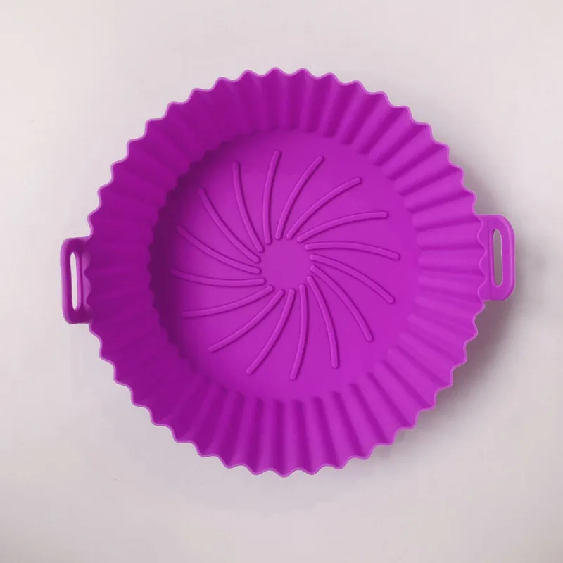 2022 Wholesale Silicone Airfryer Liner BPA free Reusable Silicone Air Fryer Pot Liners