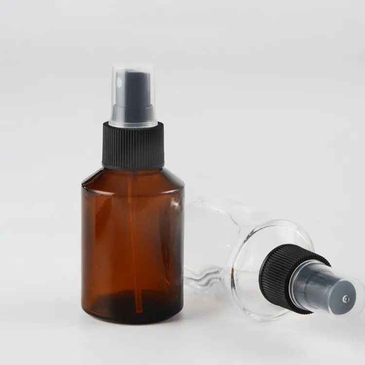 Glass skincare cosmetic sample Empty bottle Alcohol dispenser bottle Squeeze lotion foundation drop tube spray bottle