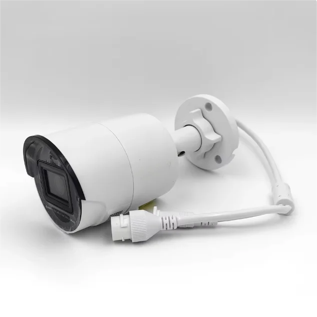 Hik Pro Series 8 MP AcuSense Fixed Bullet Network Camera DS-2CD2083G2-IU Built-in microphone for real-time audio security