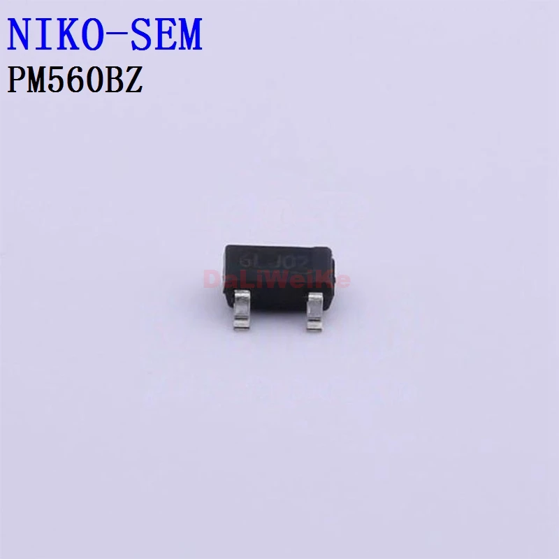 NIKO-SEM PM560BZ SOT-23 N Channel 60V 3A MOSFET Transistors