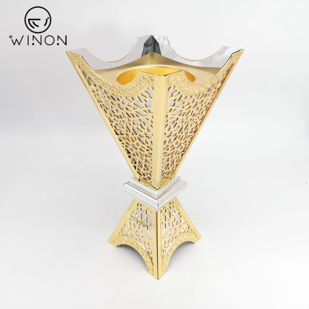 Newest Max Color Unique Censer Square Shape Incense Burner charcoal Sandalwood Bakhoor Decorative for Home Hotel GIFT