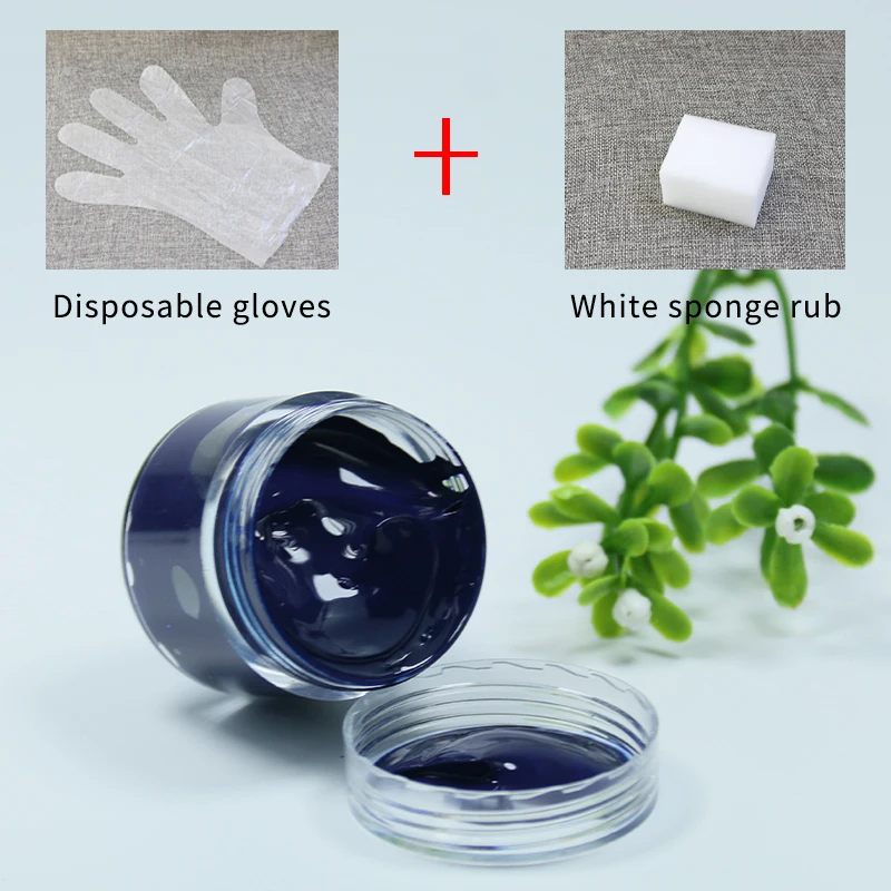 
Sapphire Blue 30ML Leather Coloring Paint Shoe Cream Paint By Number Paint Refills for Painting Sofa Bags 