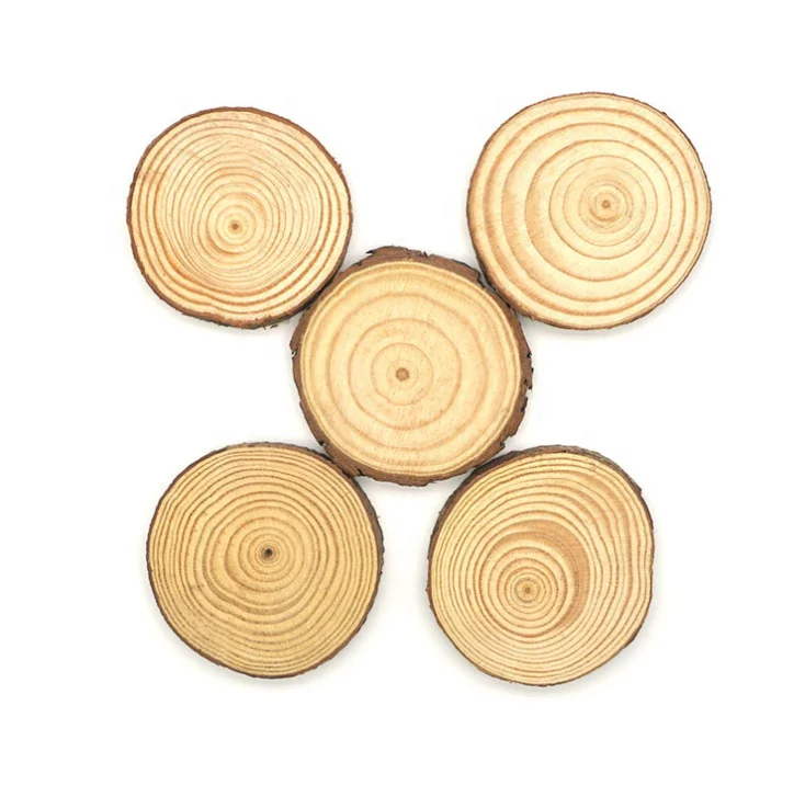 Vintage Handmade DIY Wood Round Plaque  Blank