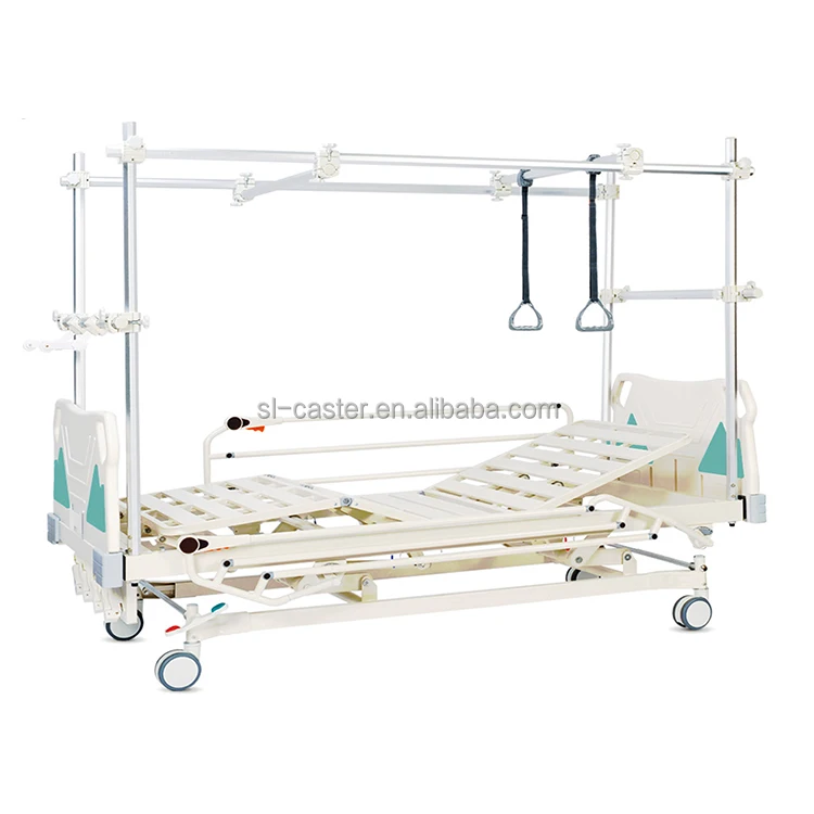SL-BCG11 Orthopaedic Traction Bed manual Three-function Split-leg Bed Hand-operated  3 Function Patient Operated Bed