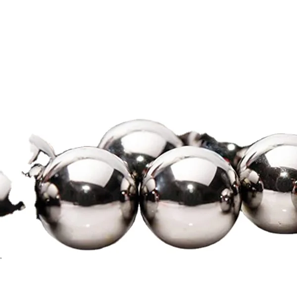 LONK Stainless Steel Ball Valve 15.081mm Factory Outlet Silver Round with Customized