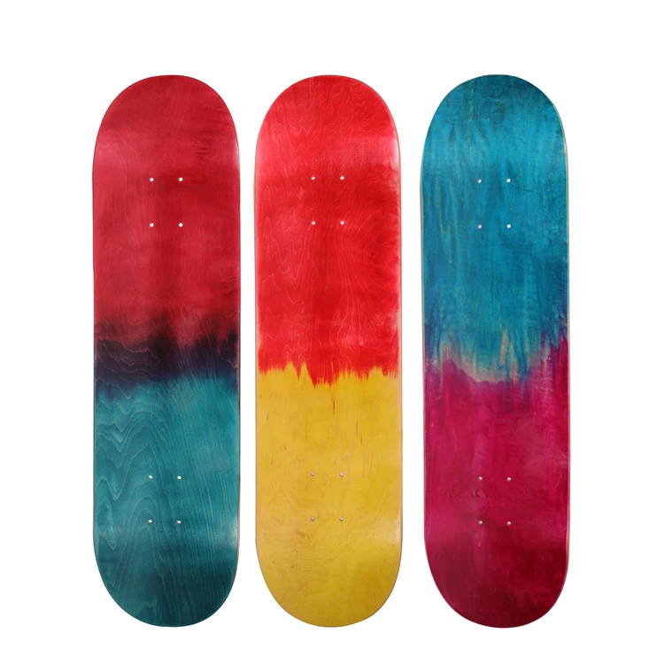 Professional Custom skateboard 7 layers old school uncut Deep concave canadian maple wood skate board blank skateboard deck