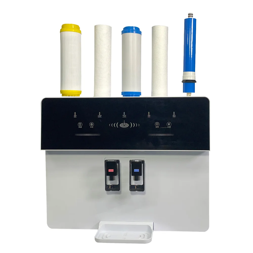 heating integrated water purifier reverse osmosis direct drinking self-priming supercharged hot and cold pure water machine