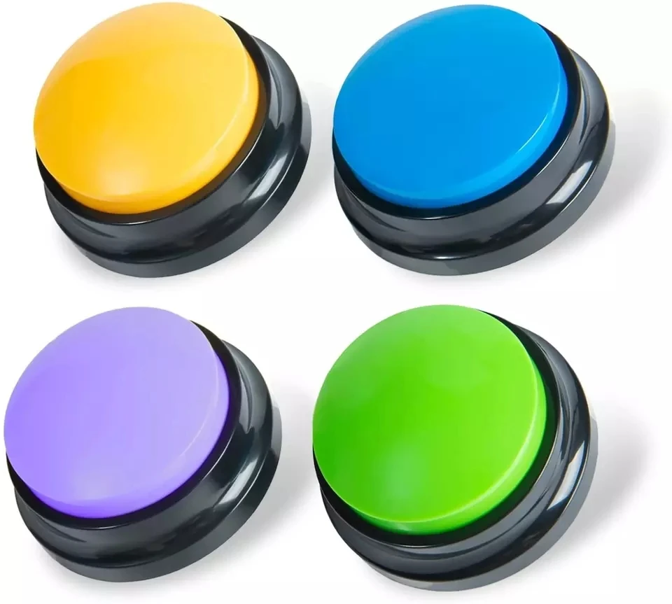 Мини-игрушка с аккумулятором диктофон говорящие кнопки для собак звукозаписывающая