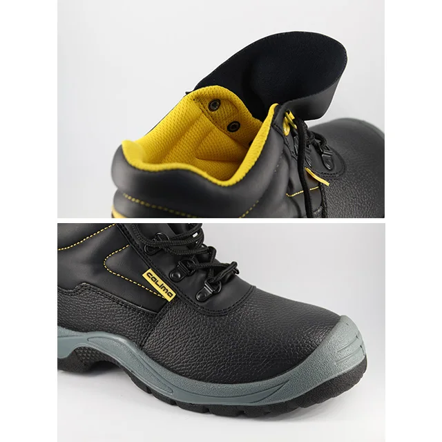 
Factory Price Economical Work Safety Boots with Pu injection outsole Safety Shoes 