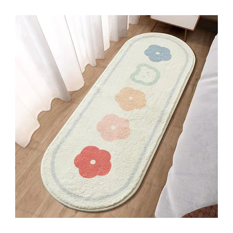 Amazon Customizable Cute Cashmere Area Rugs Animal Print Shaggy Anti-Slip Area Carpet For Living Room/Bedroom/Baby Room