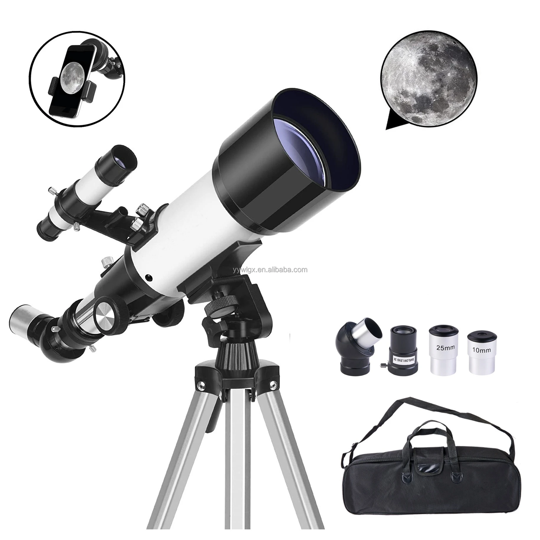 40070 Astronomical Telescope Professional Zoom Night Vision 150X Refractive Deep Space Moon Watching Astronomical