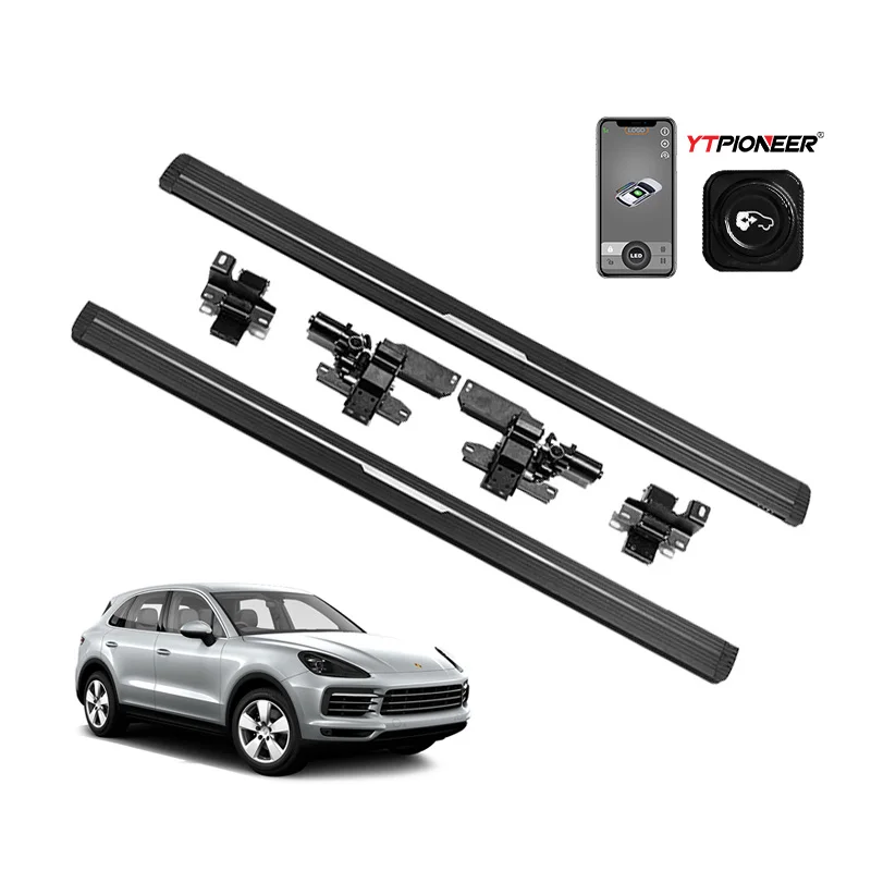 Car Parts Electric Side Step Power Running Board For Porsche Cayenne gts 958 2011 2017 2018 2019 Hybrid Or Gasoline Accessories