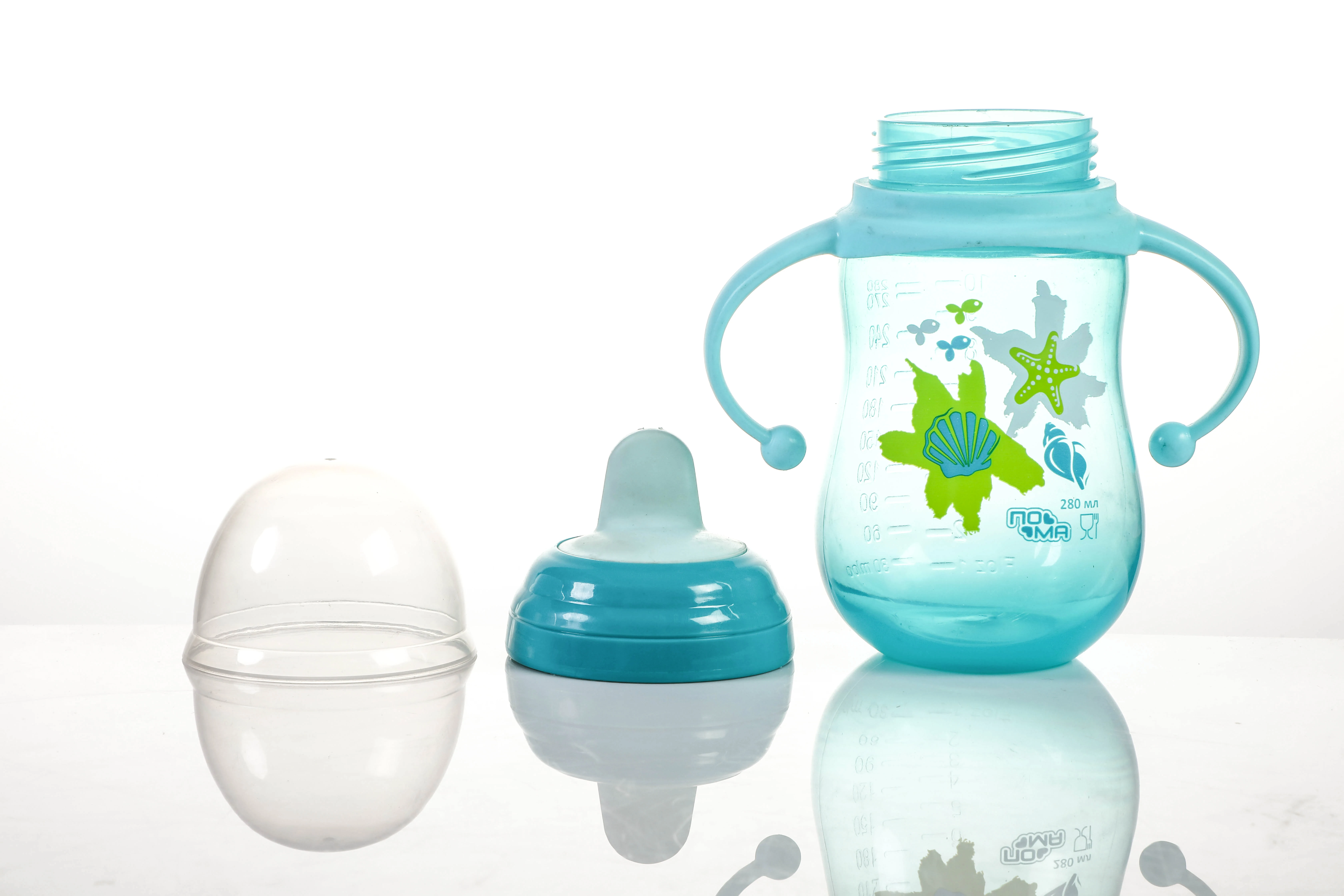 Factory BPA free baby TPE Nipple  PP Training Cup/Water Bottle
