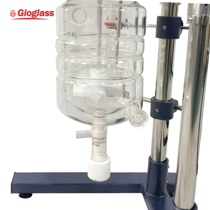 1L 2L 3L 5L Laboratory mini single layer chemical glass reactor/Jacketed Glass Reactors