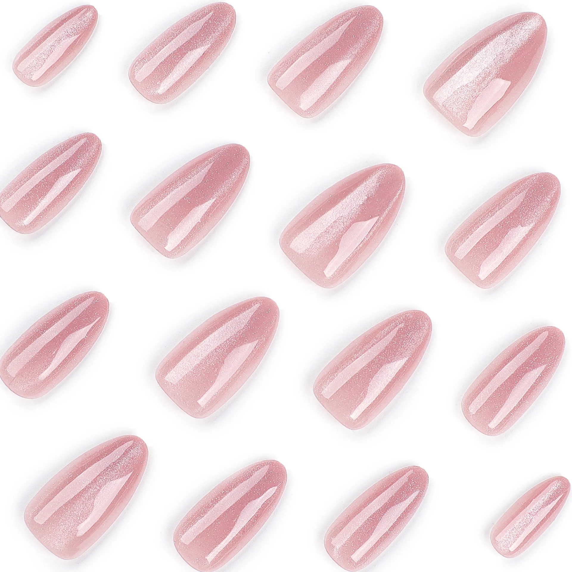 Wholesale 24 Pieces Of White Simple Style Pure Desire French Wear Nail European And American Style False Nails