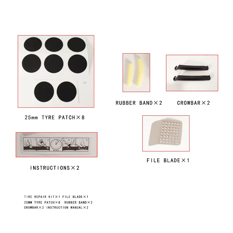 RTS Manufacturer wholesale bicycle hand tools bike repair patches MTB bicycle repair kit bicycle tools and accessories