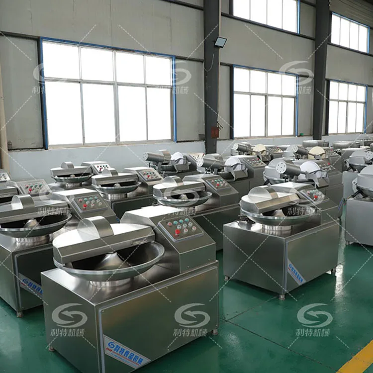 Industrial 3 In One High-Speed Bowl Cutter 200L Frozen Meat For Restaurant