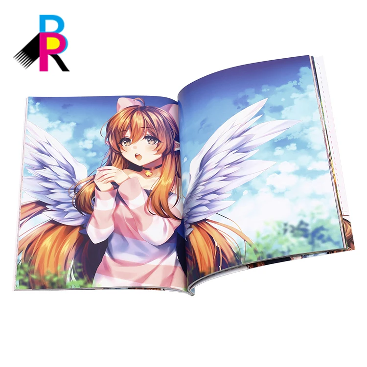 Custom Softcover Colorful Adult Comic Photo Book Hindi Cartoons Animal Flip Japanese Comic Books