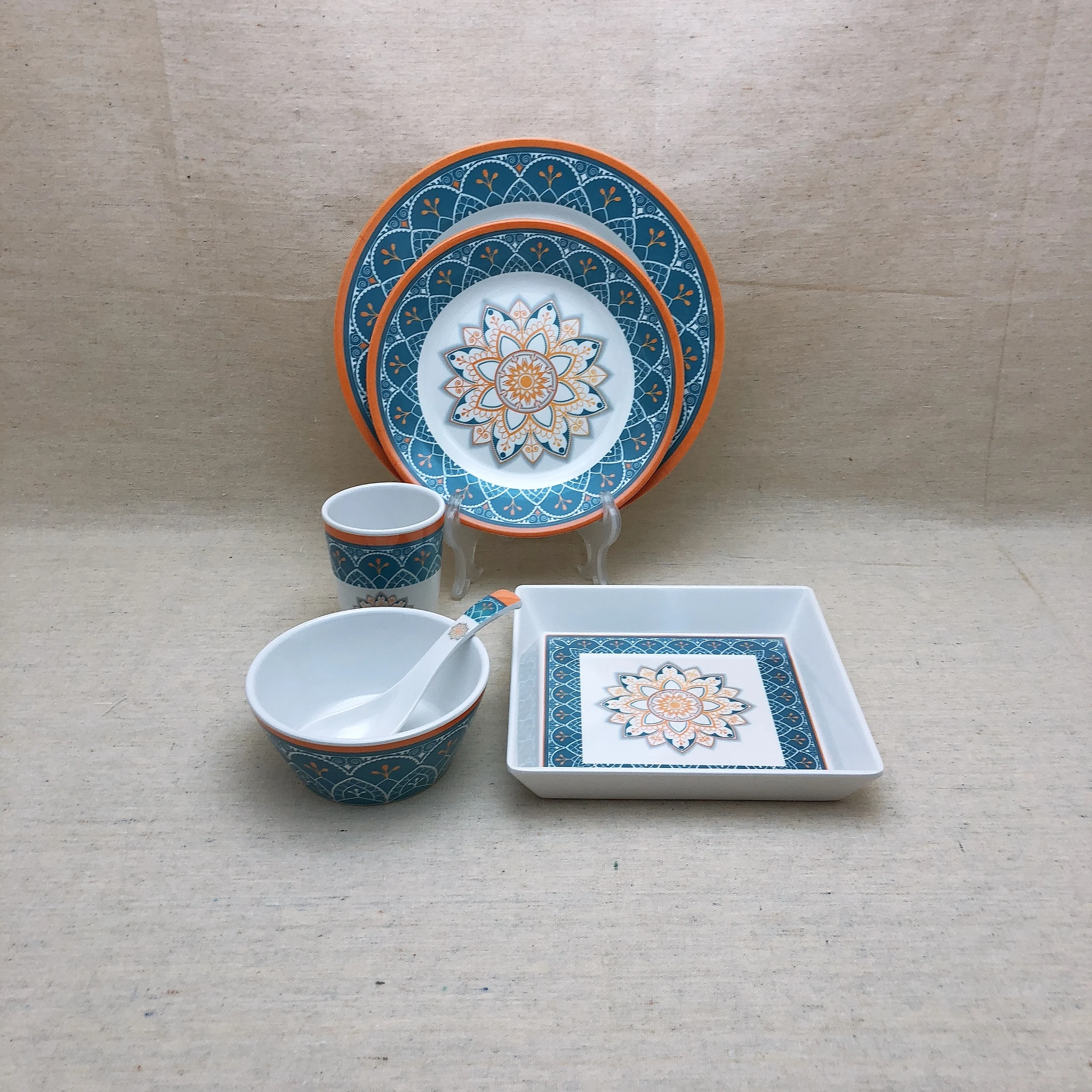 
melamine divided compartment snack serving plate melamine round dinner plates 