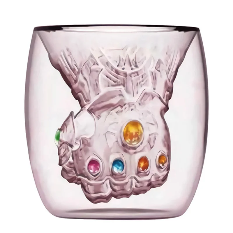 New Design Thanos Avengers Double Glass Innovation Double Cup Thanos Glove Cup as A Present