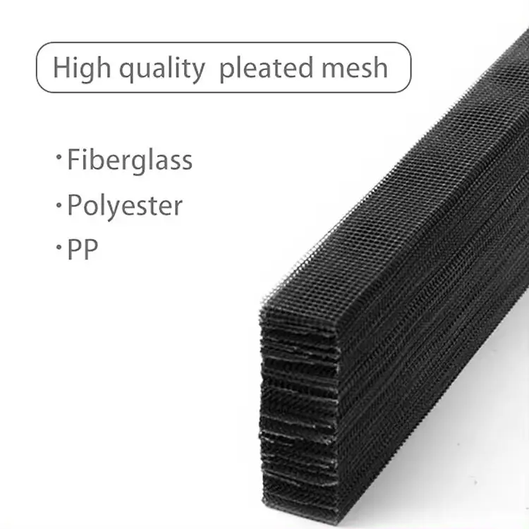 16mm Plisse Net Polyester Pleated Insect Screen Mesh Mosquito Fly Screen Mesh