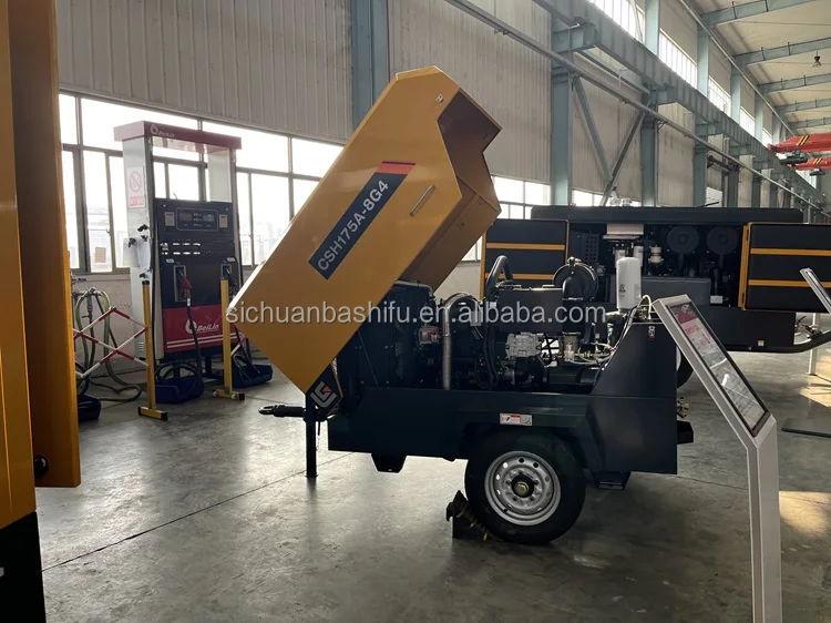 Liugong Brand CSH175A-8 5M3 air cooled portable rotary diesel screw air compressor