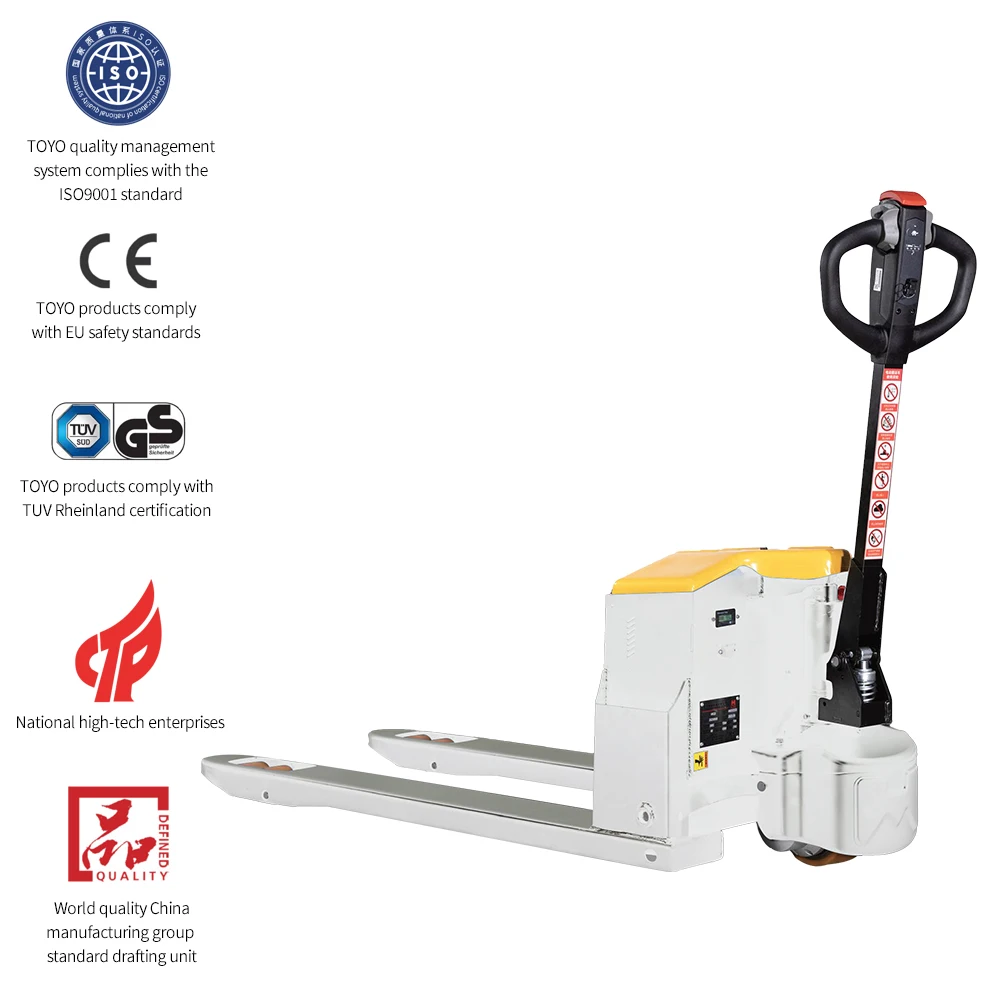 1.5 2.0 T Ton High Quality Full Electric Scale Pallet Truck With Curtis Controller