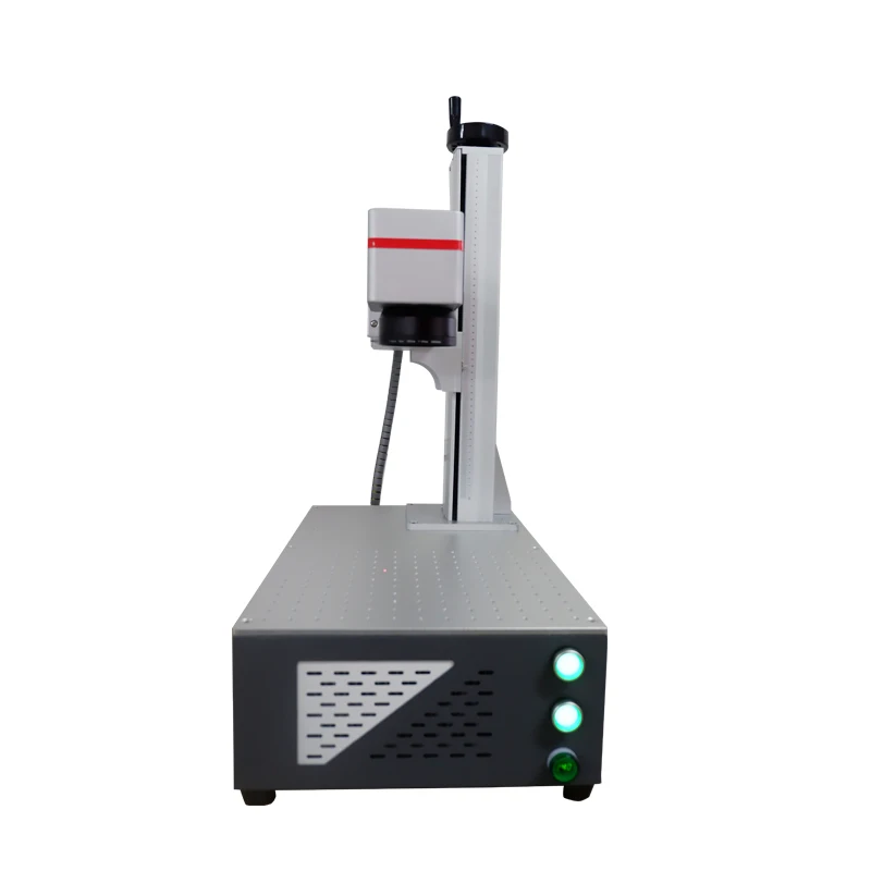 50W small fiber laser marking machine nameplate engraving metal cola jewelry lettering portable desktop