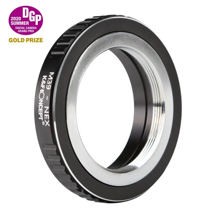 K&F Concept reliable camera lens adapter ring for M39 Lenses to Sony NEX E Mount Camera