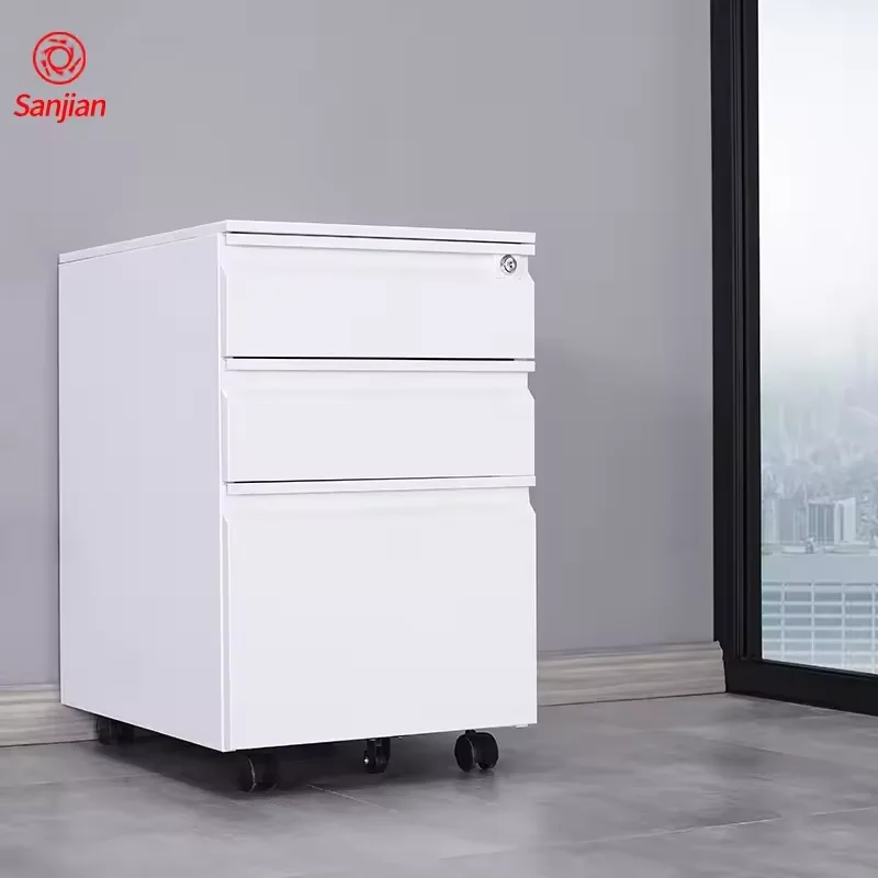 High Quality Filing Cabinet moving storage 3 drawers cabinet mobile pedestal modern office furniture