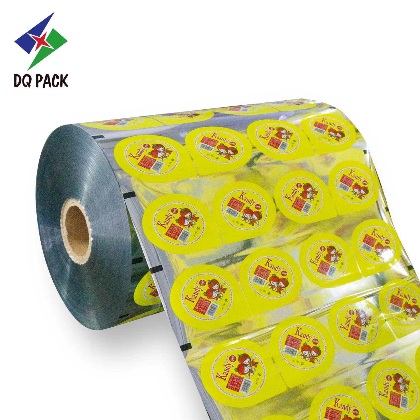 DQ PACK Custom Printing Water Film Roll Heat Seal Foil Cup Laminating Pouch Packaging Plastic Sealing Film