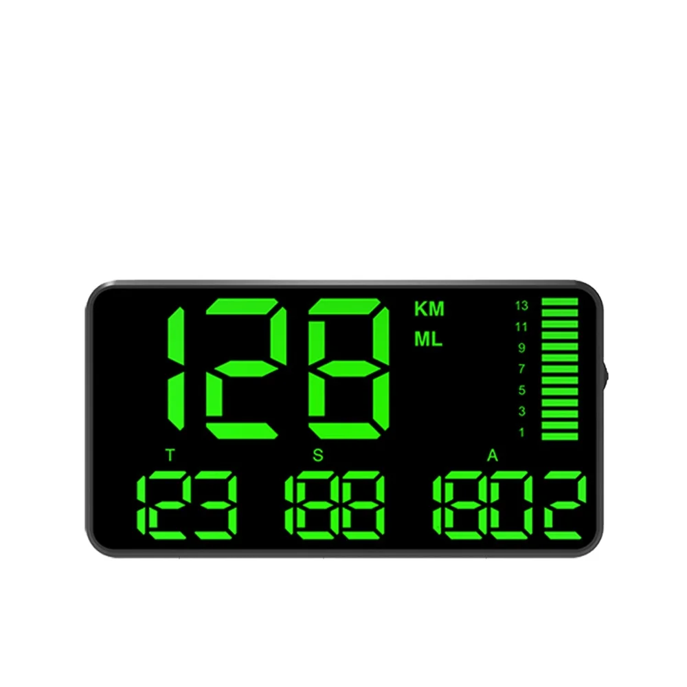 KINGNEED C90 Factory Direct Digital Speedometer CE Universal Car Truck Speedometer Display Plastic for Cars Black