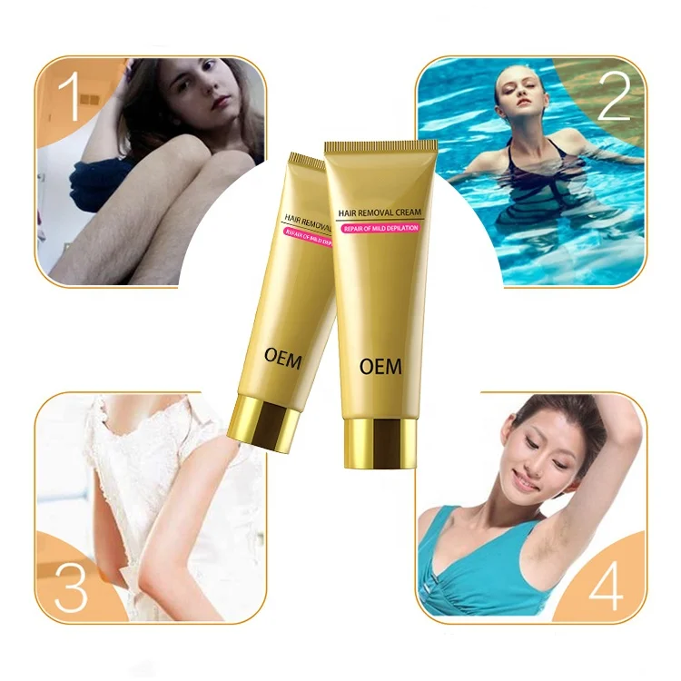 Natural New Soft Ginseng Hair Removal Cream Painless Permanent Hair Removal Natural