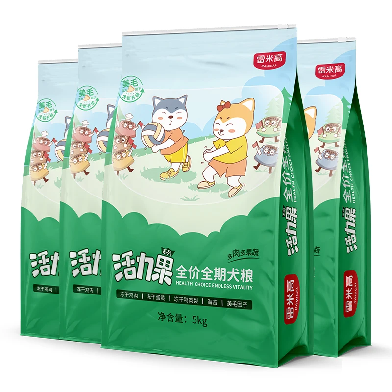 Прямая поставка с завода оптовая продажа OEM OM корм для домашних животных жизненно важные фрукты цельный всех стадий собак поставщик 5 кг сухой импортный