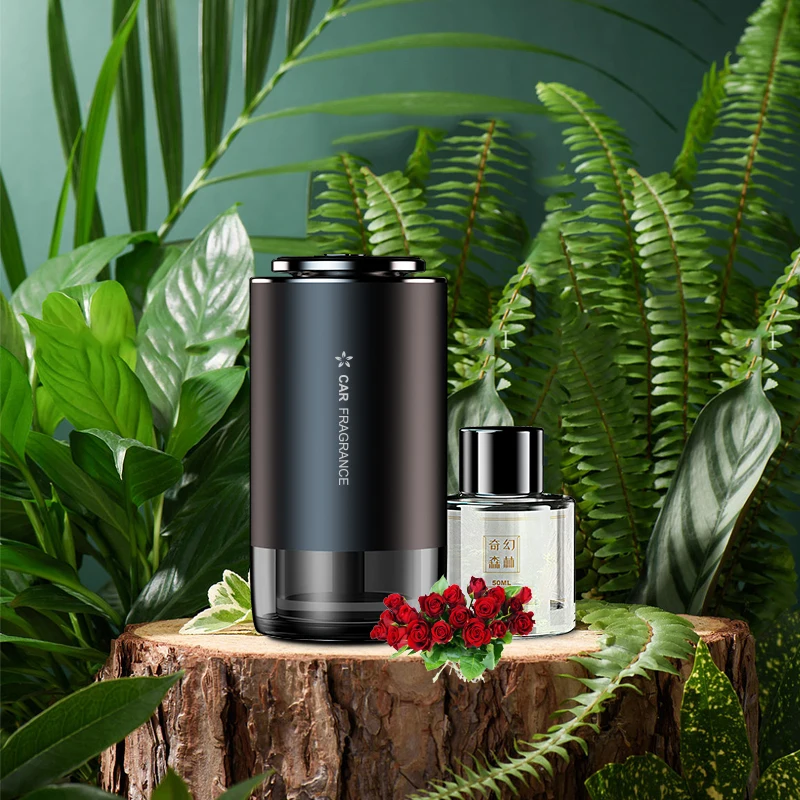 Liquid 50ml Square Glass Spray Perfume Bottle Refillable Perfume Bottle