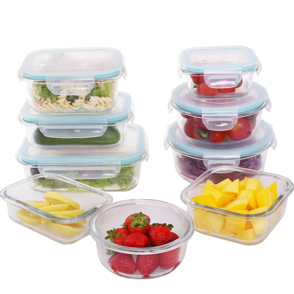 hot selling kitchen accessories glass food storage container sets