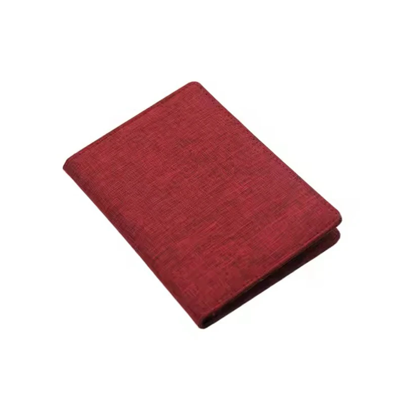 Custom  leather RFID passport holder family travel wallet passport cover with pockets certificate bags case booklet