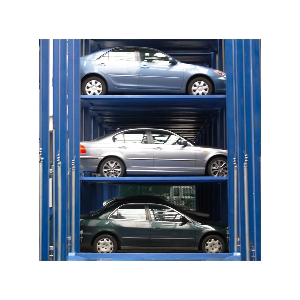 Efficient 4-Level Premium Outdoor Steel Car Stacker 4-Car Quad Stack Hydraulic Parking Lift System Motor Parking Equipment