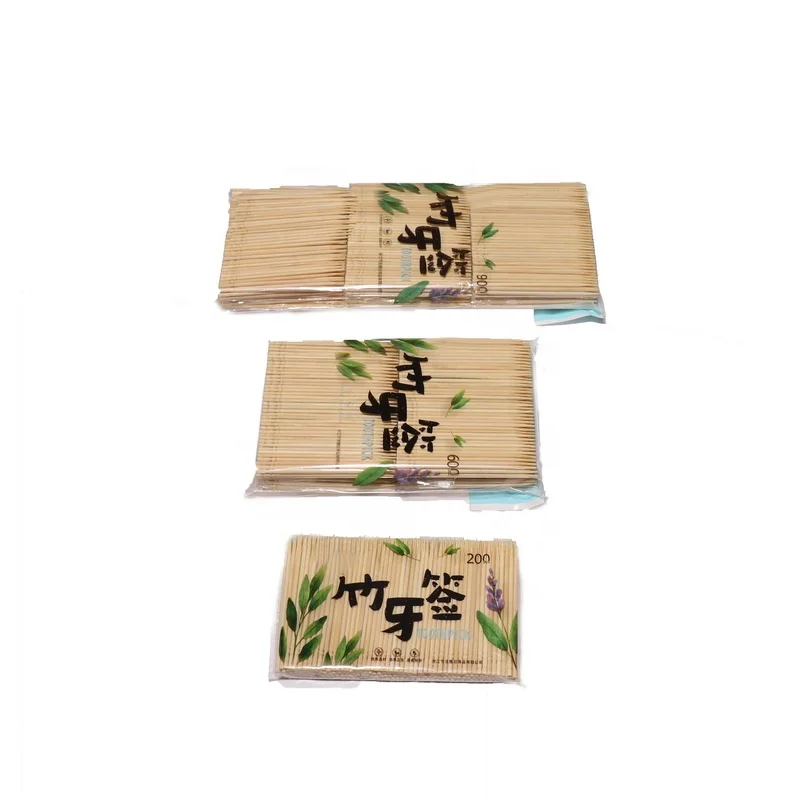 Hot Sale Bamboo Disposal Tooth Cleaning Picks Care for